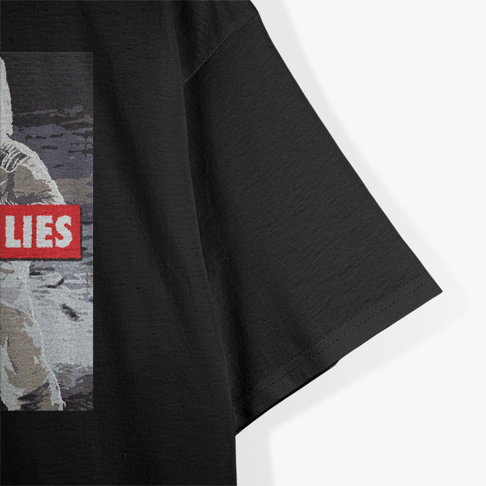 Fake Moon Landing Conspiracy Theorist Space NASA Hoax Meme T-Shirt
