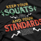 Funny Fitness Phrase Exercise Motto for Workouts T-Shirt