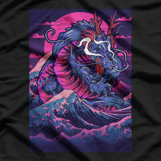 Japanese Dragon Art - Retro Japan Inspired T-Shirt