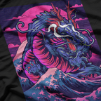 Japanese Dragon Art - Retro Japan Inspired T-Shirt