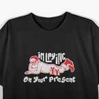 Dirty Bad Naughty Santa Funny Adult Christmas Party Humor T-Shirt