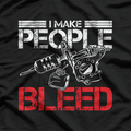 Funny Saying Tattoo Artist i make people Tattooist T-Shirt