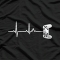 Gamer Heartbeat Video Game Players T-Shirt