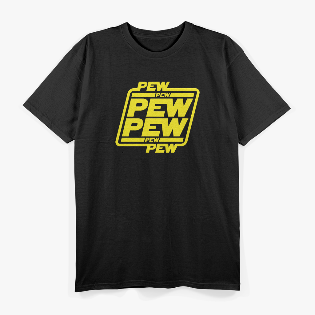 Pew Pew Pew: Funny Shooter Sound Effect T-Shirt