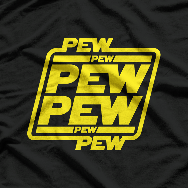 Pew Pew Pew: Funny Shooter Sound Effect T-Shirt