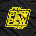 Pew Pew Pew: Funny Shooter Sound Effect T-Shirt