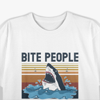 Bite People, Hail Satan: Shark Edition T-Shirt