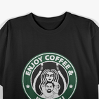 Brazilian Jiu-Jitsu Enjoy American Coffee – BJJ Fighter T-Shirt