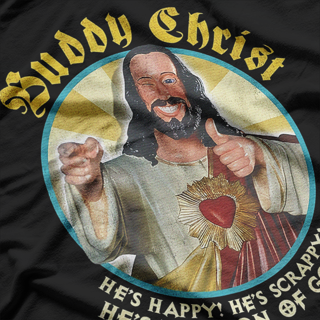 Buddy Christ: Classic Satirical T-Shirt