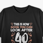 40 Years of Service: Honor & Dedication T-Shirt