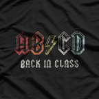 Retro ABCD Alphabet Back to School 80s 90s Nostalgic Teacher T-Shirt