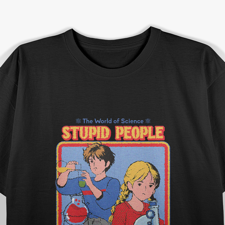 Let’s Cure Stupid People: Dark Humor Retro T-Shirt