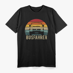 VanBus 4 Busfahrer Vintage Retro T-Shirt