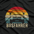 VanBus 4 Busfahrer Vintage Retro T-Shirt