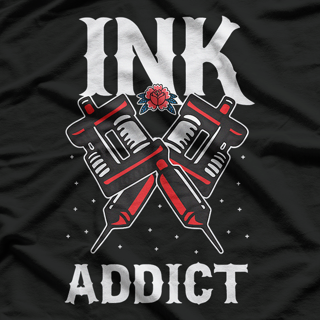 Ink Addict Tattooed Design T-Shirt