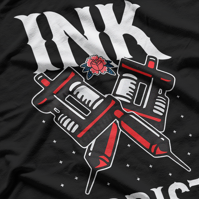 Ink Addict Tattooed Design T-Shirt