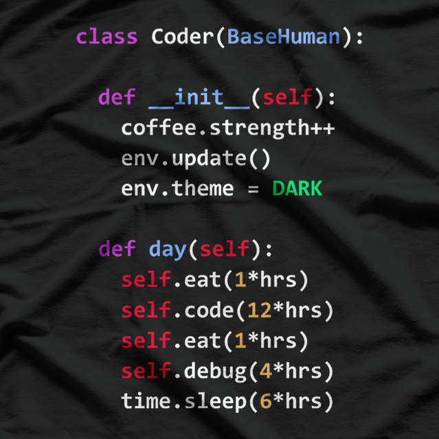 Funny Coding - Eat, Code, Sleep, Repeat T-Shirt