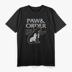 Paw and Order Special Feline Unit Funny Pet Lover Dog Cat T-Shirt