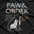 Paw and Order Special Feline Unit Funny Pet Lover Dog Cat T-Shirt