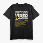 Playing Video Games Gamer T-Shirt