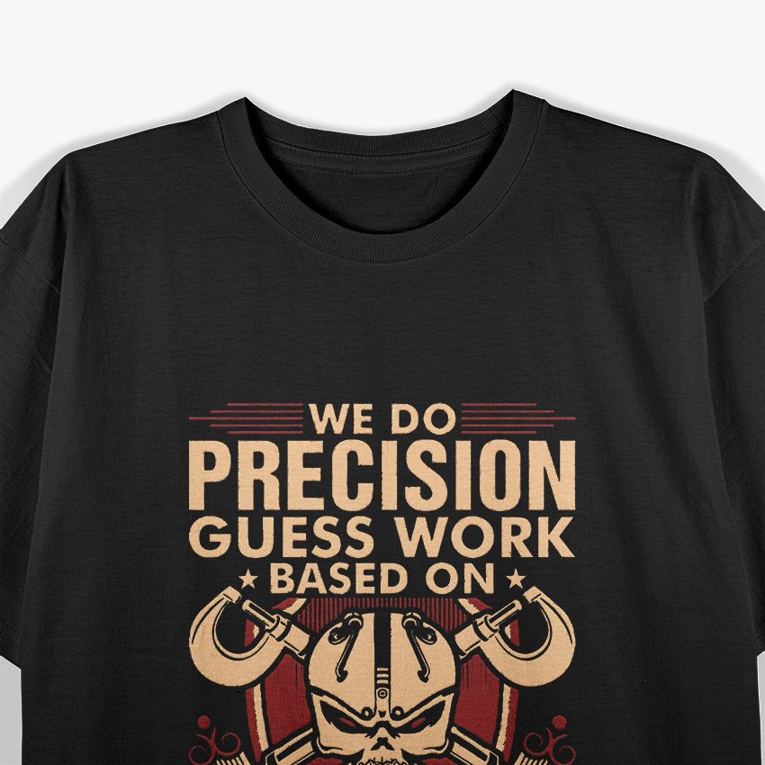 We Do Precision Work Machinist T-Shirt