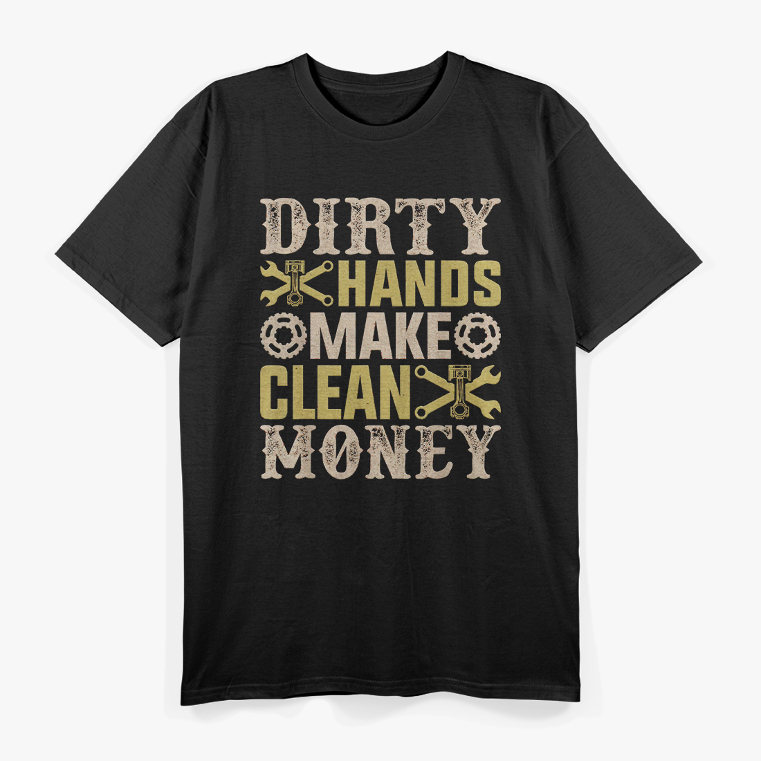 Dirty Hands But The Money I Clean Car T-Shirt