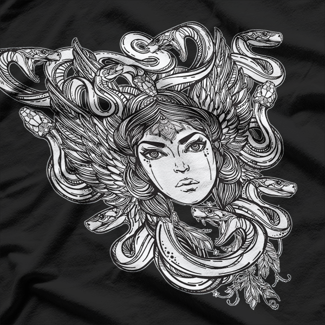 Greek Mythology - Medusa Head T-Shirt