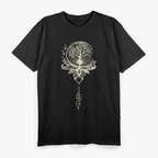 Mandala Lotus - Unalome Tree of Life Spiritual T-Shirt