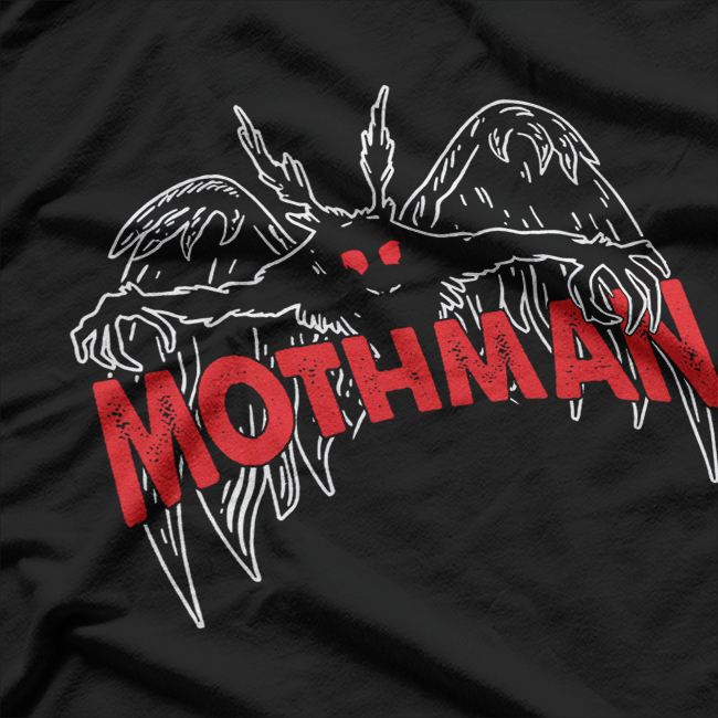 Mothman Fly - The Legend of the Mysterious Moth T-Shirt