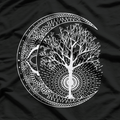 Mandala Tree of Life - Intricate Tattoo-Style T-Shirt