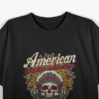 Retro Vintage American Motorcycle Indian Native Heritage Ride T-Shirt