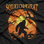 Squatch or Treat Bigfoot Sasquatch Halloween Fun T-Shirt