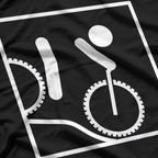 Downhill Pictogram - Thrilling Downhill Cycling T-Shirt