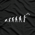 Evolution of Man Flying Drone T-Shirt