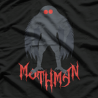 Mothman Silhouette - Cool Cryptid Vibes T-Shirt