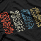 Vintage Tiki Hawaiian - Retro Island Vibes T-Shirt