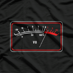 Audio Engineers Audiophile Lovers Hi Fi Vu Meter T-Shirt