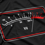 Audio Engineers Audiophile Lovers Hi Fi Vu Meter T-Shirt
