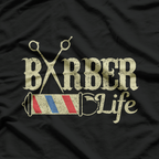 Barber Hairdresser Vintage T-Shirt
