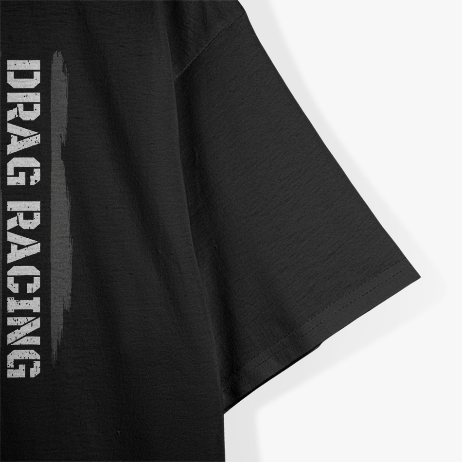 Drag Racing American Flag Classic Muscle Car Racer Speed Lover T-Shirt