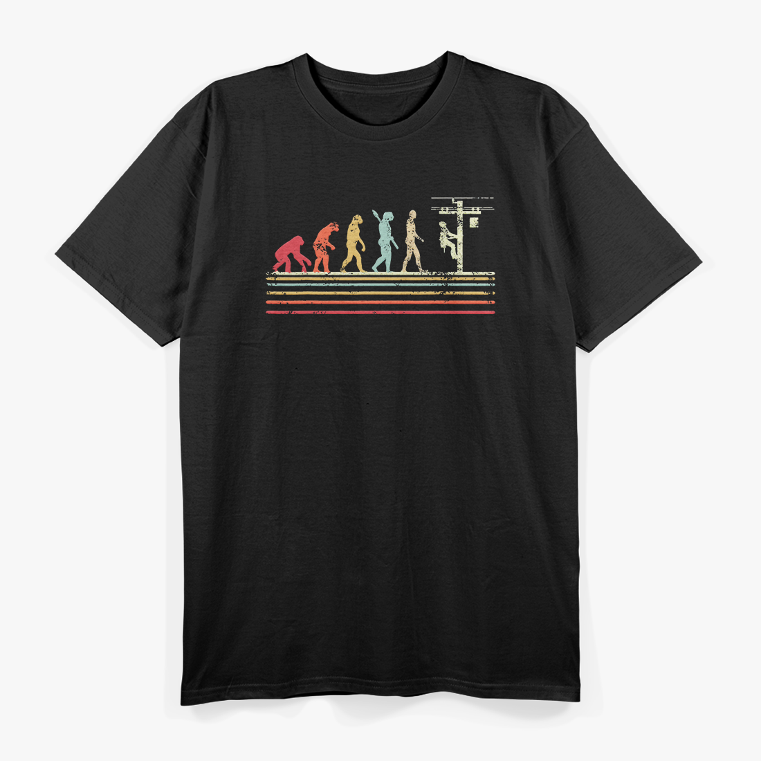 Retro Style Cool Lineman Electrician T-Shirt