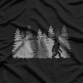 Bigfoot in the Forest - The Legendary Sasquatch and Yeti Tale T-Shirt
