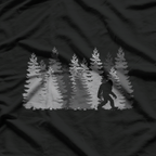 Bigfoot in the Forest - The Legendary Sasquatch and Yeti Tale T-Shirt