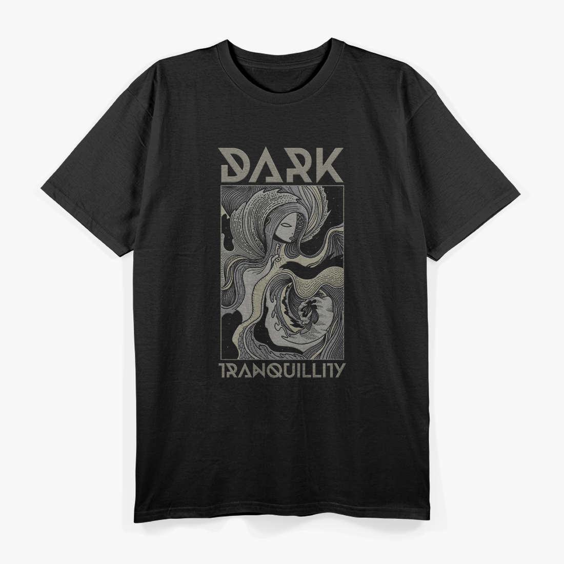 Ark Tranquillity Abstract Christmas Fantasy Holiday Art T-Shirt