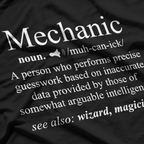 Funny Mechanic Meaning, Mechanic Noun Definition T-Shirt