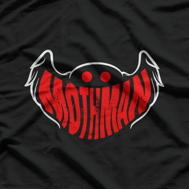 Vintage Mothman - The Legendary Cryptid in Retro Style T-Shirt