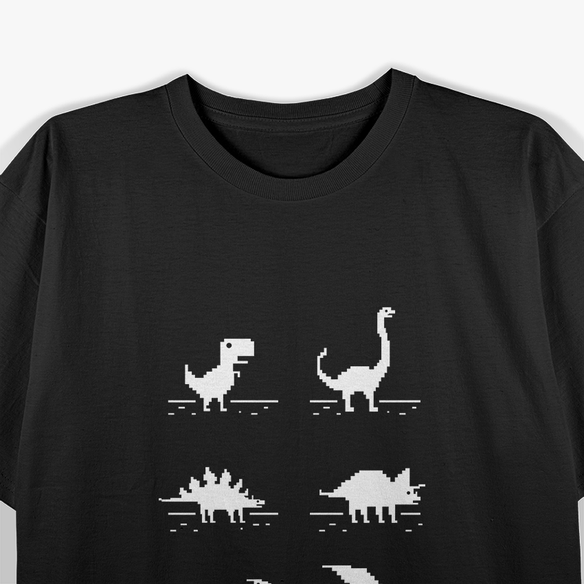 Dinosaurs Offline Funny Extinct Jurassic Era Internet Humor T-Shirt