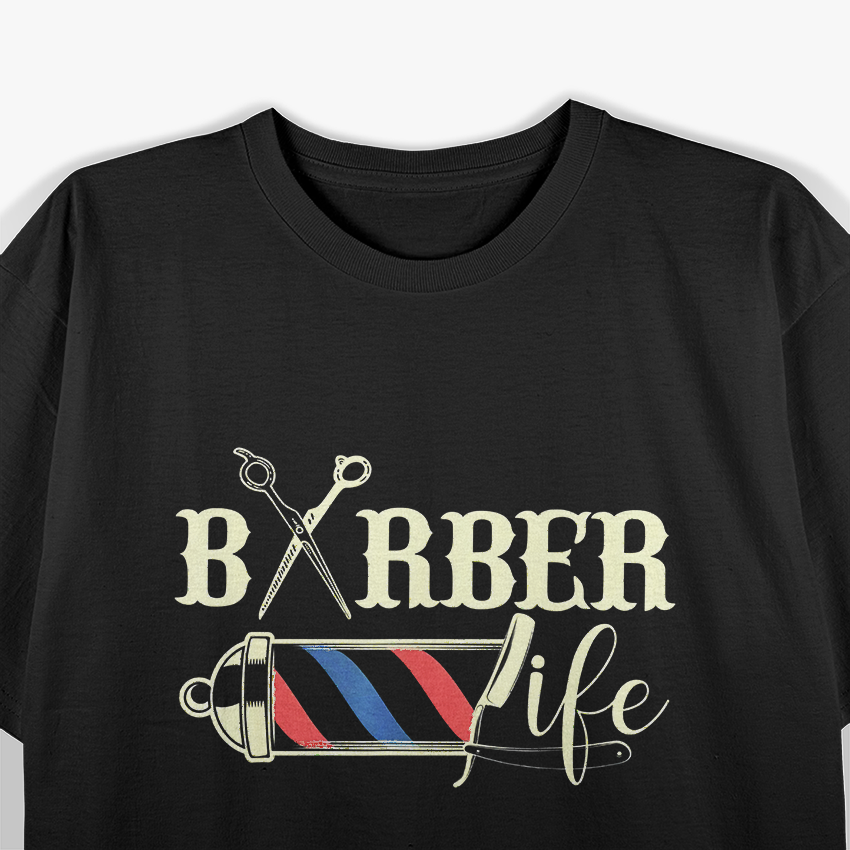 Barber Scissors Vintage Shop Gift for Him T-Shirt