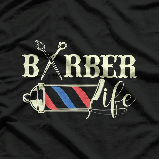 Barber Scissors Vintage Shop Gift for Him T-Shirt