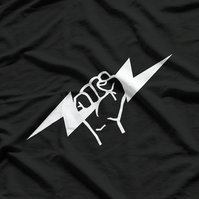 Funny Electrician Flash Hand T-Shirt